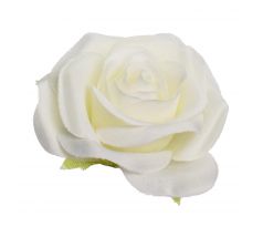 Hlava ruža ružová biela 7cm